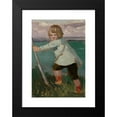 thumbnail image 2 of Augustus John 18x24 Black Modern Framed Museum Art Print Titled - Boy on a Cliff Leaning on a Stick (1910), 2 of 5