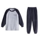 thumbnail image 5 of Camisón de talla grande Gibobby Ropa de dormir unisex Pijama de franela Gris XL, 5 of 5