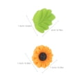 thumbnail image 2 of Greenadscape 40Ud Chinchetas Decorativas De Resina Girasol Para Tablero Oficina, 2 of 6