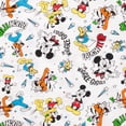 thumbnail image 7 of Disney Mickey Mouse Toddler Boys' 3-Pack Short Sleeve T-Shirts Cyan Red White, 7 of 7