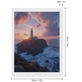 thumbnail image 2 of Diamond Art Kits for Adults - Sunset Lighthouse Ocean Waves 5d Diamond Painting for Adults, Diamond Art for Adults Beginners, Frameless Diamond Painting Kits for Adults for Home Wall Decor, 2 of 7