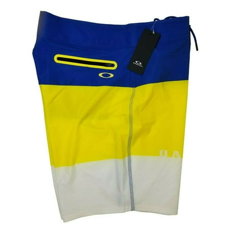 Men's Oakley Color Block Board Short Blazing Yellow 19 Inches - Size 36