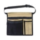 thumbnail image 1 of Bolsa de delantal para herramientas Scienceny con correa ajustable 5 bolsillos negro+caqui, 1 of 6