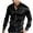 Black, variant on Rloper-Lop Men's Silk Satin Shirts Lapel Long Sleeve Blouses Shiny Button Down Tops Luxury Party Prom Tee Shirts