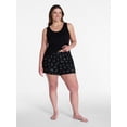 thumbnail image 2 of Joyspun Women's Woven Pajama Boxer Shorts, 3'' Inseam, Sizes XS-2X, 2 of 6
