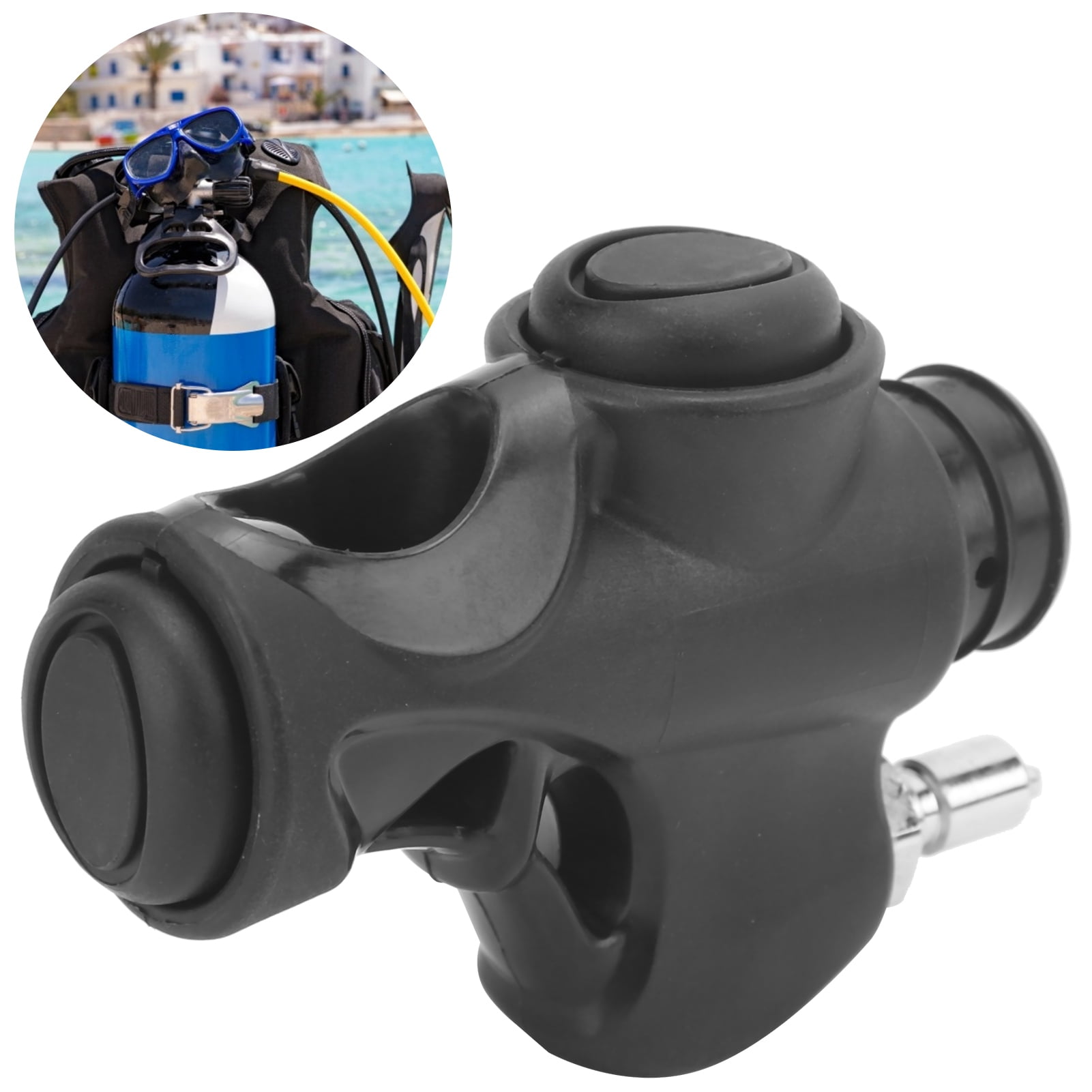 for BCD Inflator Valve for BCD Power Inflator Diving Inflator for 3/4in Hose for Strong Performance and Very Stable for Compatible with Diving Equipment 