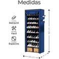 thumbnail image 2 of Zapatera  9 Niveles Armable Multiusos Azul Mario, 2 of 4