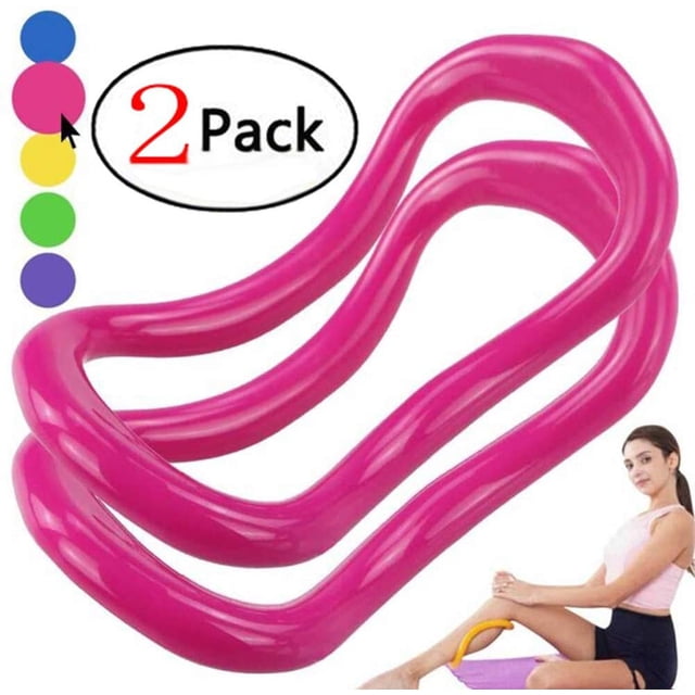 Yoga Ring Pilates Circles 2-Pack Stretching Ring Training Tool For Thighs, Stomach And Legs