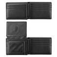 thumbnail image 1 of Cartera RUNBOX de piel delgada, plegable, con bloqueo RFID con 2 identificaciones para hombre, 1 of 5