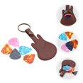 thumbnail image 1 of unbranded 1Jgo Bolsa Porta Púas Guitarra Marrón Con Sofisticado Para Guitarristas Exigentes, 1 of 8