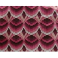 thumbnail image 3 of oneOone Georgette Viscose Fabric Waves Flame Stitch Print Fabric By The Yard 42 Inch Wide, 3 of 3
