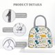 thumbnail image 4 of Fotbe Childish Dinosaur Bolsa de Almuerzo con Estampado, Lonchera Aislada, Contenedor de Comida Reutilizable Tipo Cooler a Prueba de Fugas, 4 of 6