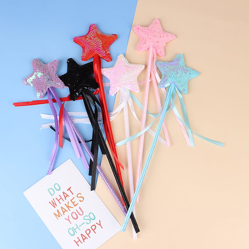 2Pcs Cute Five Pointed Star Fairy Magic Wand Magic Stick Party Toys for KidYJUS 