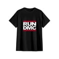 thumbnail image 3 of Run_DMC Unisex T-Shirt Cotton Short Sleeve Crew Neck Top Black for Men Women S, 3 of 6