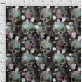 thumbnail image 4 of oneOone Silk Tabby Wine Fabric Skull Sewing Craft Projects Fabric Prints By Yard 42 Inch Wide, 4 of 5