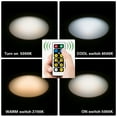 thumbnail image 3 of YUNDAP Wireless LED Puck Lights, 6-Pack Dimmable Under Cabinet Counter Lighting Closet Light, Battery Powered Remote Control Night Light Stick On Lights For Kitchen, Closet, Cabinet, Bookcase, 3 of 5