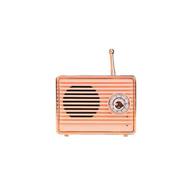 Mini Altavoz Portátil Inalámbrico Bluetooth Altavoz De Emparejamiento Rápido Altavoz Vintage De Forma Única Para El Hogar Deportes Al Aire Libre Viajes seitruly EL014096-03