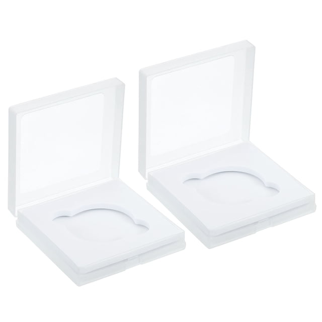 Funda para filtro de lente de 49 mm, 2 piezas, caja de filtro de cámara portátil, resistente al agua y al polvo, plástico