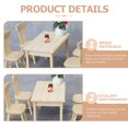 thumbnail image 2 of SHISUYAN 1 Set Doll Furniture Miniature Furniture Decorative 1/12 Scale Miniature Table Chair Set, 2 of 9