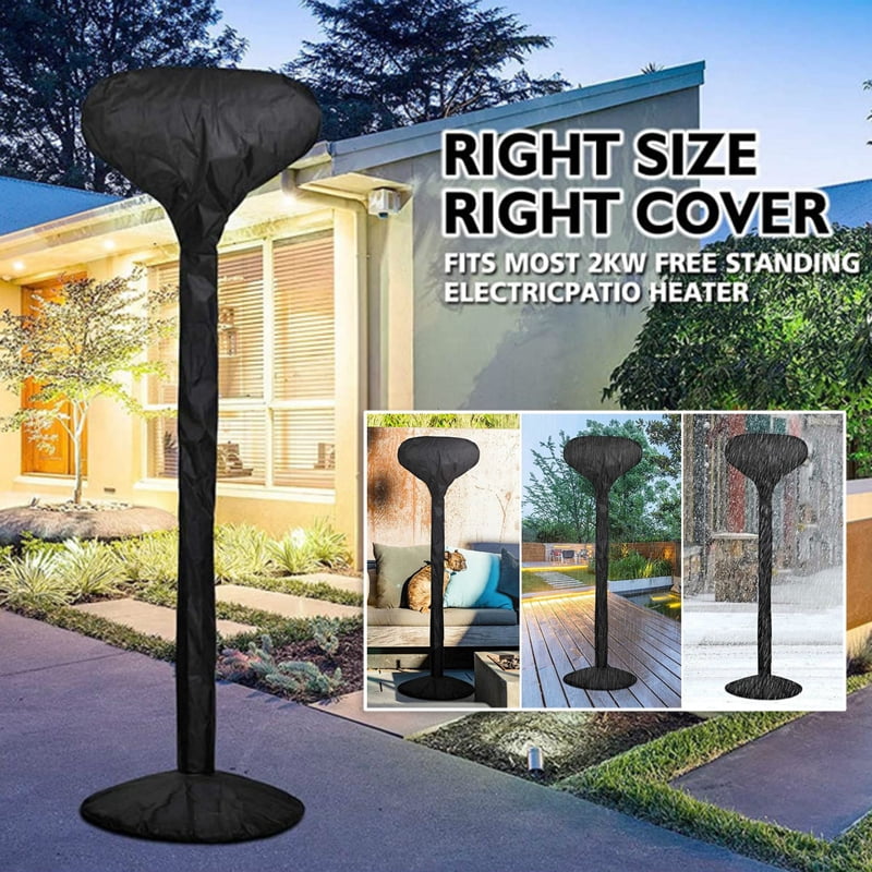 Electric Patio Heater Cover With Zipper Full Covered Heater Waterproof