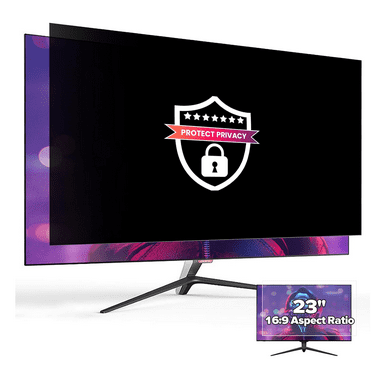 [2 Pack] 23 inch Computer Privacy Screen for 16:9 Widescreen Monitor Privacy Screen Shield for Data Confidentiality Anti-Glare Anti Blue Light Privacy Screen Protector
