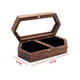 thumbnail image 3 of Caja de Joyería Portátil Decoraciones Caja de Anillos Dobles con Tapa Coleccionables Caja de Anillos de para Anillos de de Negro BLESIY Vitrina de joyería, 3 of 8
