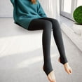 thumbnail image 3 of letairis 1/2/3/5 Collants pour Femmes Legging Extensible Taille Unique Pieds Noirs 1 Pce, 3 of 6