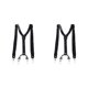 thumbnail image 1 of Sonducket Mens Suspenders Adjustable Heavy Duty Elastic  Braces Back Straps Y 2piezas Negro, 1 of 1