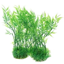 2 Pcs Decorative Fish Tank Aquariums Live Plants Freshwater Green