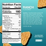 Legendary Foods Popped Protein Chips - Ranch 1 Count | Protein Snack | Gluten-Free| Keto Friendly