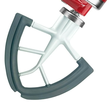 Flex Edge Beater for KitchenAid 4.5/5 QT Tilt Head Stand Mixer Kitchen Aid Mixer Accessory, With Silicone Edges For Kitchen Aid Accessories and Attachments Grey