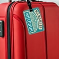 thumbnail image 5 of Milwaukee WI Wisconsin Travel Vacation Stamp Faux Leather Travel Luggage Tag, 5 of 7