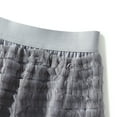 thumbnail image 4 of IROINNID tail Elastic Waist Skirt For Women Ruffled Mesh Skirt High Waist Prom Poached Skirt Half Skirt Solid Color Skirt, 4 of 7