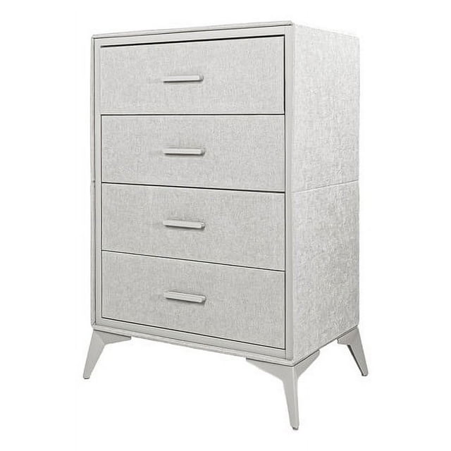 Buro Cajonera 4 Cajones Tela Tejido Comoda Recamara Houzer