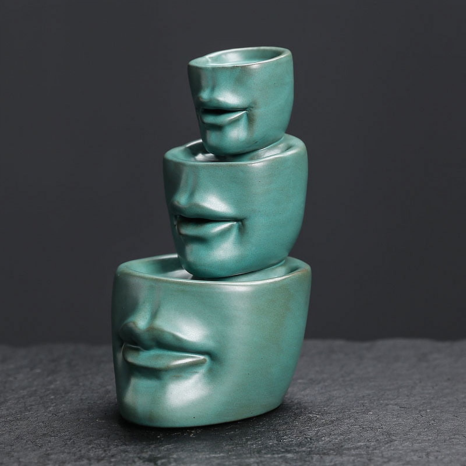 Creative European Style Facial Backflow Incense Burner Smoke Artistic Incense Holder Home Decoration Crafts Accessories