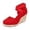 Red, variant on Win s Way Women's Velvet Round Toe Mary Jane Shoes Boho Platform Wedge Heel Plus Size Casual Sandals