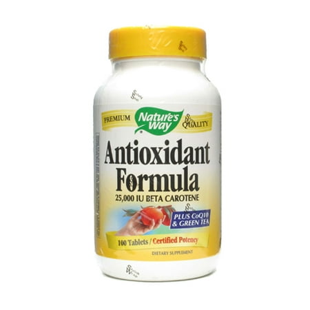 Natures Way Antioxydant Formula Certified Potence comprimés - 100 Ea
