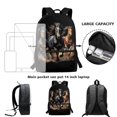 thumbnail image 6 of KUIFORTI Horse Print Shoulder Bag Casual Pencil Bag Large Capacity Ice Packs Tote Bag Lunch Case for Boys Girls, 6 of 7