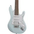 thumbnail image 6 of Mitchell TD100 Short-Scale Electric Guitar Powder Blue 3-Ply White Pickguard, 6 of 7