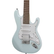 Mitchell TD100 Short-Scale Electric Guitar Powder Blue 3-Ply White Pickguard
