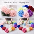 thumbnail image 3 of 10 Bundles Realistic Hydrangea Artificial Flowers, UV Resistant Maintenance-Free DIY Artificial Flowers Multiple Colors Bundles 6.69''*14.96'' , for Porch Table Yard Party Decoration, 3 of 9