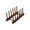 Brown-3, variant on TACILIP Kitchen Organization, Ladder Wooden Utensil Rack - Plates Cutting Board Drying Rack - Kitchen Countertop Display Rack - Cabinet Storage Rack - Can Hold Cups - Books - Plates Etc., Storage