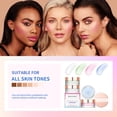 thumbnail image 4 of Mareep Blush Creamy Cheek Color Cheek Tint Cheek RougeWarm Powder Blusher Transparent Color Changing Gel High Gloss Powder Blusher Cream Natural Nude Makeup Rouge Powder Blusher, 4 of 4
