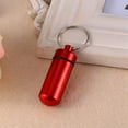 thumbnail image 4 of Waterproof Medicine Container Portable Travel Pill Box WaterProof Mini Blue Aluminum Keychain Tablet Pill Storage Box Case, 4 of 8