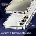 thumbnail image 4 of JETech Case for Samsung Galaxy S24 5G, Non-Yellowing Shockproof Bumper Protective Phone Cover, Anti-Scratch Hard PC Back (Clear), 4 of 6