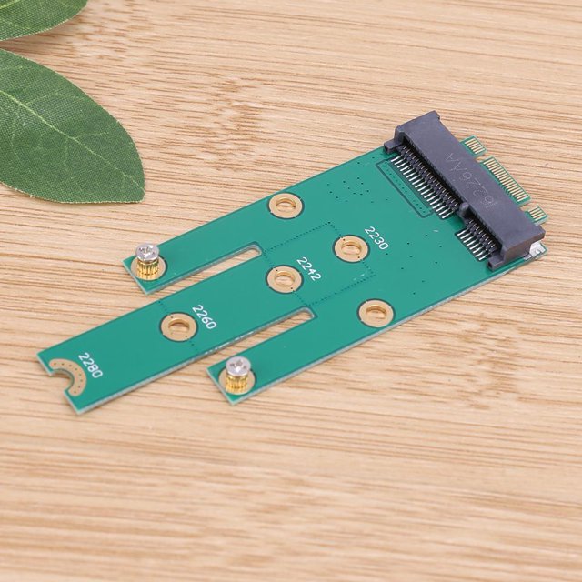 NGFF M.2 B + M Clave a mSATA Mini PCI-E SATA 3.0 SSD Tarjeta convertidora macho
