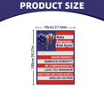 thumbnail image 3 of GQDIN American Flag USA Garden Flag 12 x 18 inch - "Make America Kind Again" Yard Sign, All Weather Outdoor Decoration for Porch Fence Post,Patriotic Double Sided Small Flags for Yard, 3 of 8