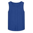 thumbnail image 5 of XuJwPNcy Tank Tops for Women Lightweight Sleeveless Cotton Linen Tee Tshirts Summer Casual Summer Beach Vacation Clothes, 5 of 6