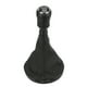 thumbnail image 2 of Cubierta de perilla de palanca de cambios de coche, repuesto negro de cuero PU para transporte Multivan Caravelle T5 T6 2003-20116 Speed, 2 of 9