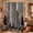 Charcoal, Midnight Black, Dark Taupe, Sepia, variant on Wild Deer Shower Curtain Set - Small 36" x 72" Washable Bathtub Curtain with 12 Hooks, Farmhouse Forest Trees Wood Grain Brown Waterproof Fabric Stall Shower Curtains for Bathroom/Bathtub Décor